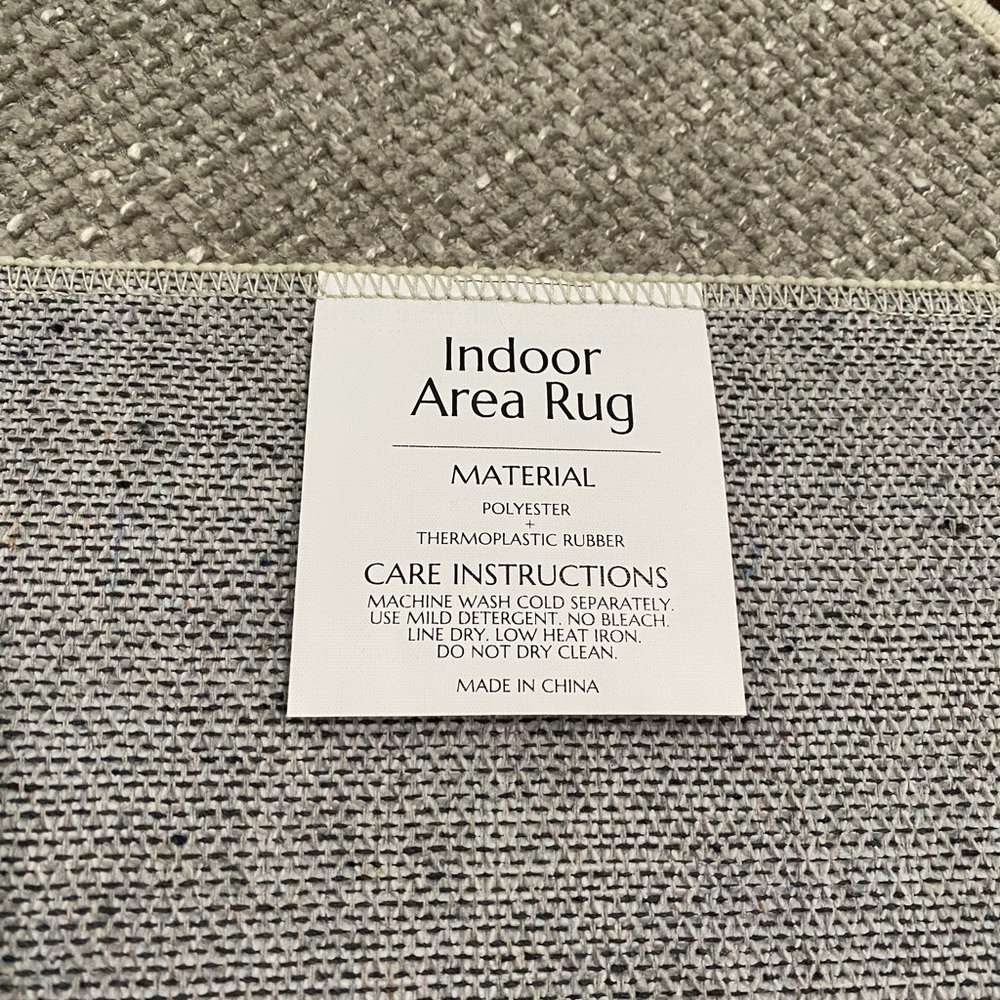 Beige Textured Area Rug